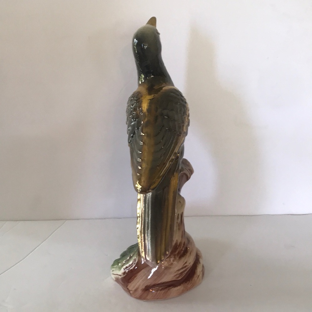 Ceramic Bird Perched on Tree - Picture 4 of 9
